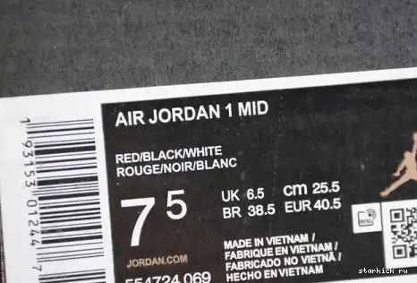 Jordan Chicago Mid 554724-069 1 Toe Air 554724-069 0630